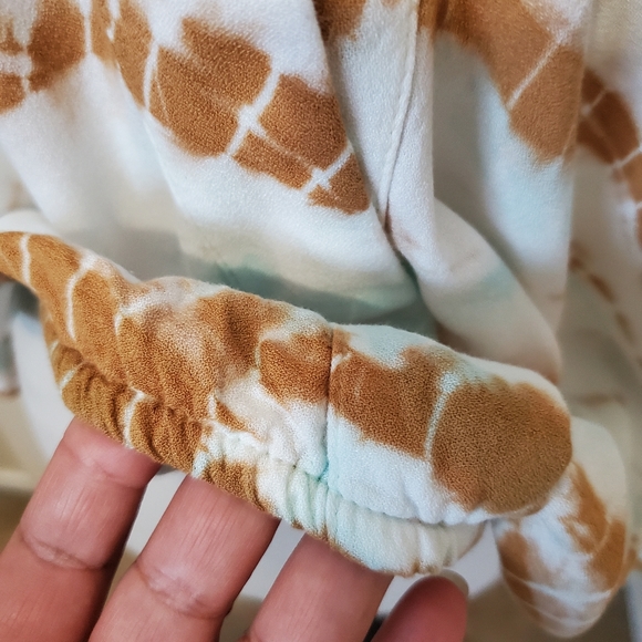 Young Fabulous & Broke Aqua Rust Oversized  Kimono Sleeve Top Women's Size Small - Picture 4 of 11